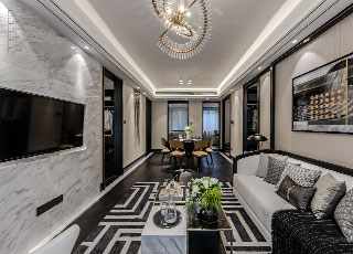 黑金，酷！金辉芸都尚院样板房