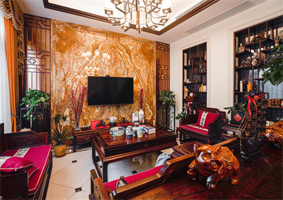 灶港路别墅中式风格