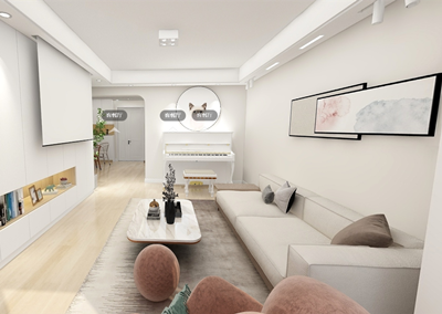 现代简约	三房案例