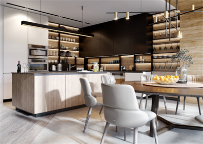 繁华都市中的三居室